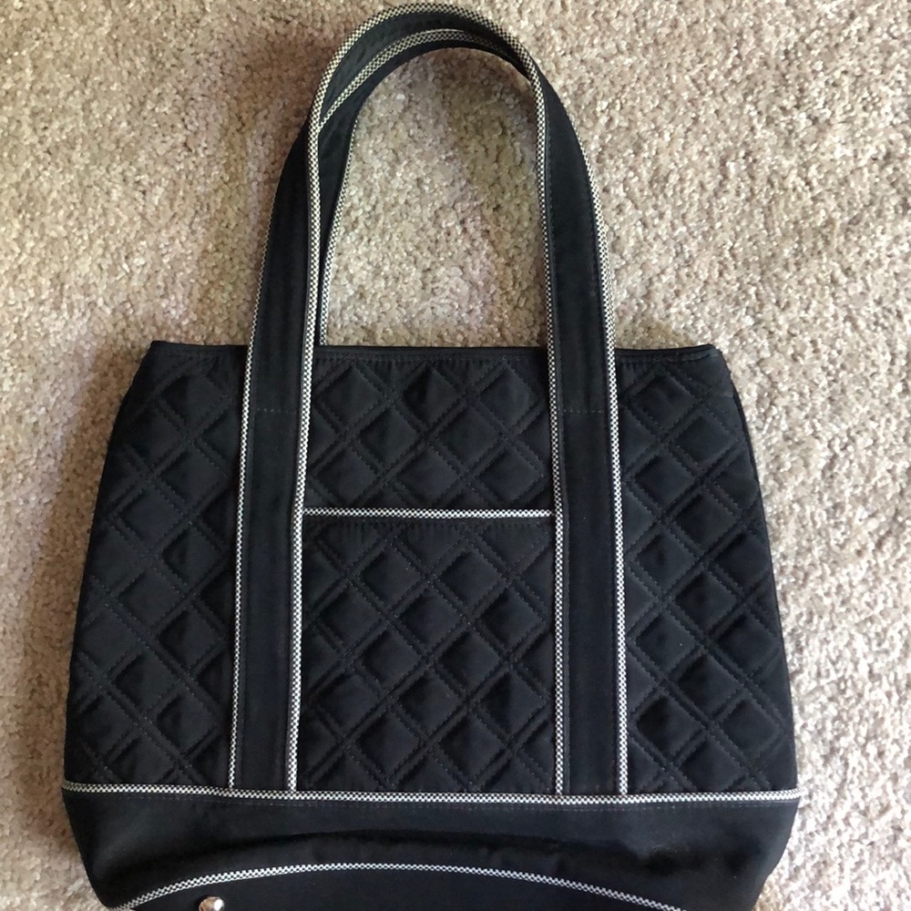 Vera Bradley black quilted purse